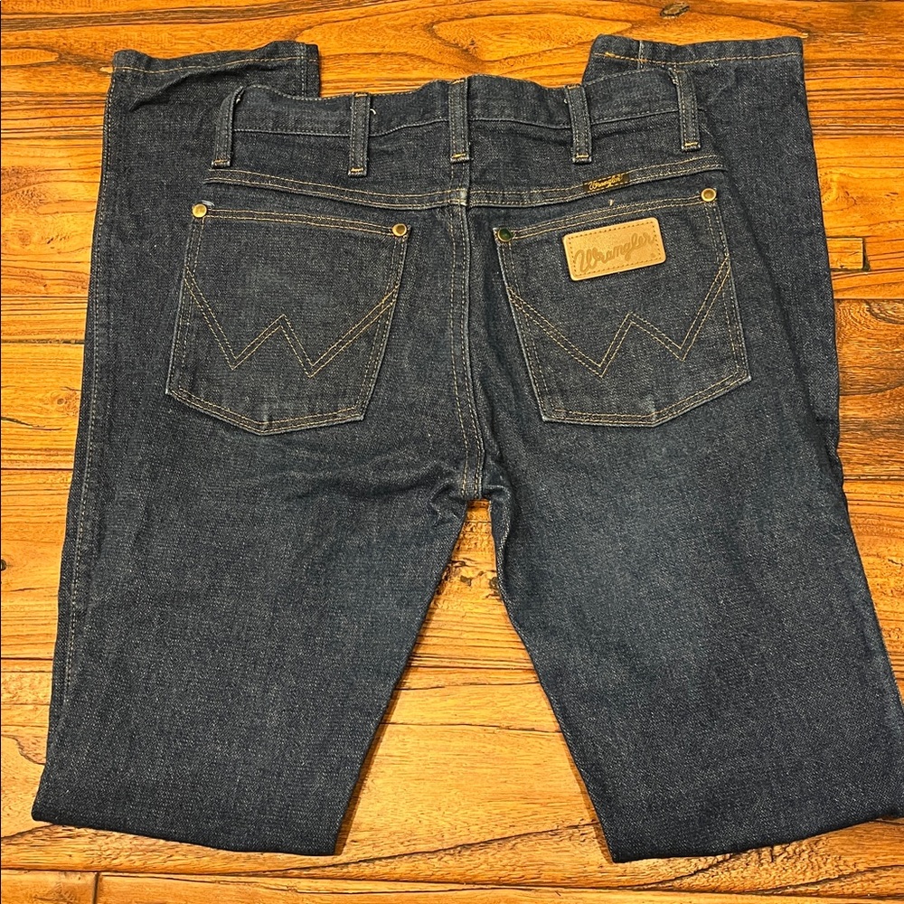 Vintage WranglersHigh-rise Dk Wash Unisex